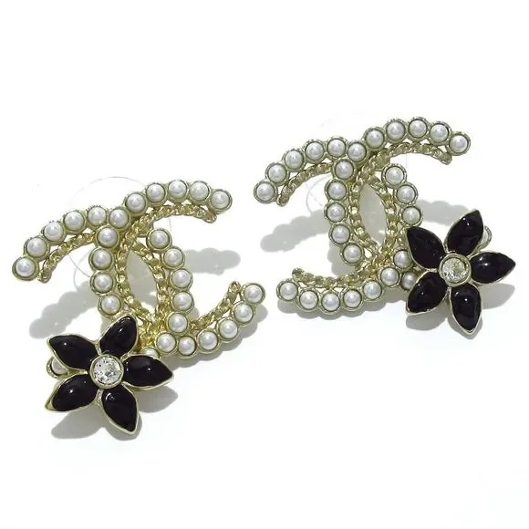 Auth Chanel Coco Gold White Black #111116C83B - Picture 7 of 8